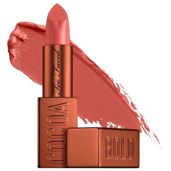 🌻 Too Faced Cocoa Bold Lipstick in Ganache New FullSz - Picture 1 of 9